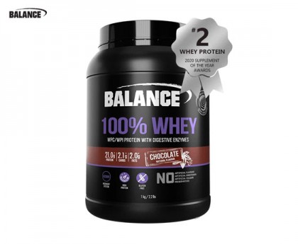 Balance 100%纯乳清蛋白粉 巧克力味 1公斤